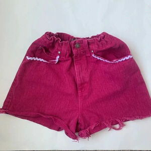 Vintage Levi's shorts 6 Barbie Core Distressed hem